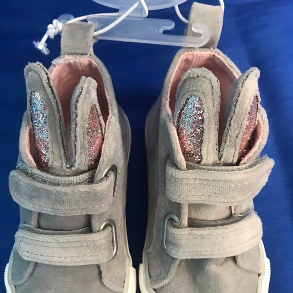 NWT Toddler Size 6 Sneakers Joe Fresh Grey Pink - Picture 5 of 8